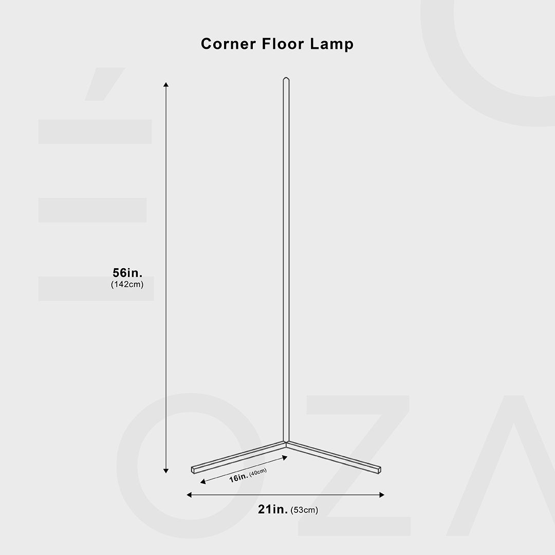 LED Ecklampe Dimmbar Wohnzimmer Schlafzimmer