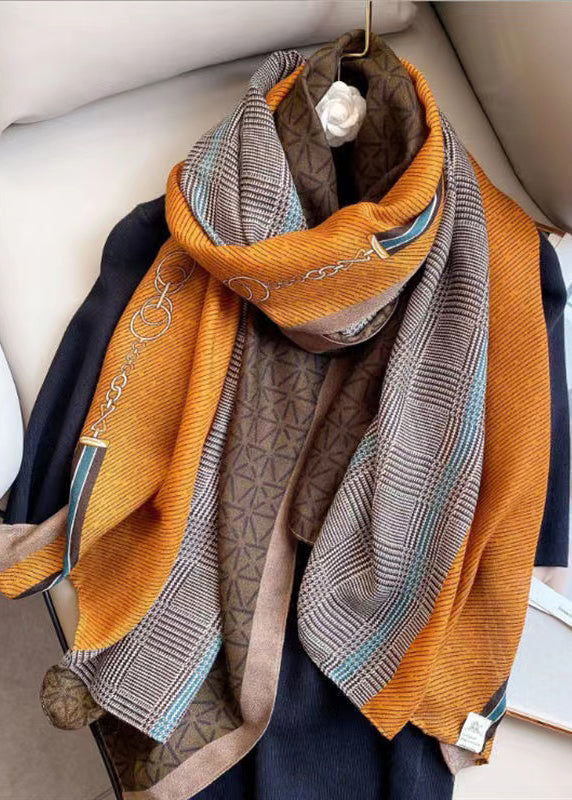 Damen Baumwollschal Leichtes Druckdesign - Norvielle