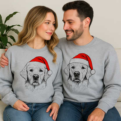 Weihnachtspullover für Hunde Festlich Rot