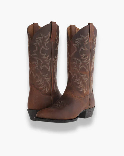 Damen Westernstiefel Cowboystil Bequem