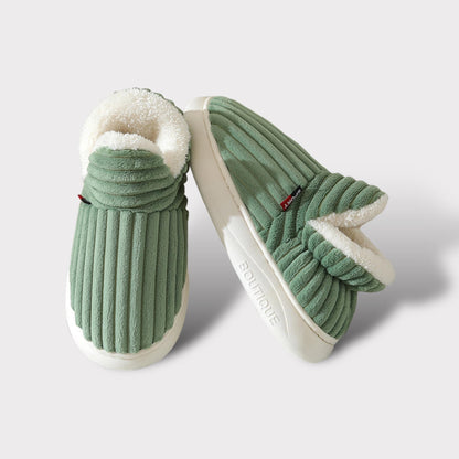 Weiche Fleece Hausschuhe Warm Winter → Weiche Fleece-Damen-Hausschuhe