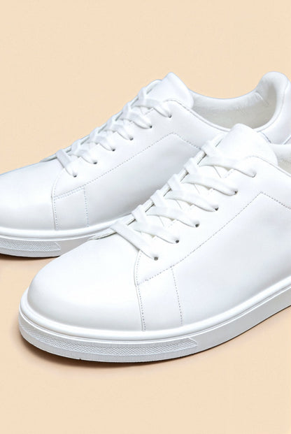 Weiße Sneaker Damen Herren Minimalistisch