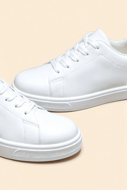 Weiße Sneaker Damen Herren Minimalistisch