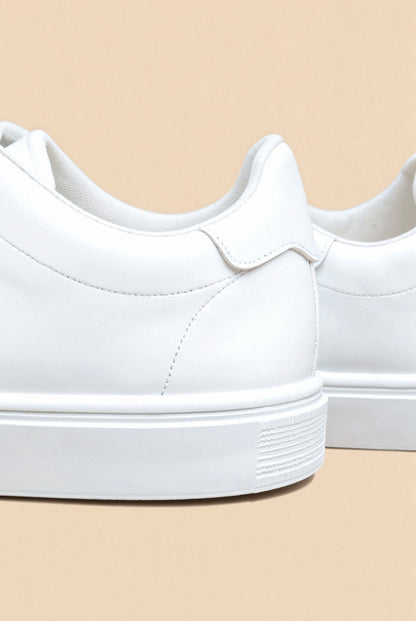 Weiße Sneaker Damen Herren Minimalistisch