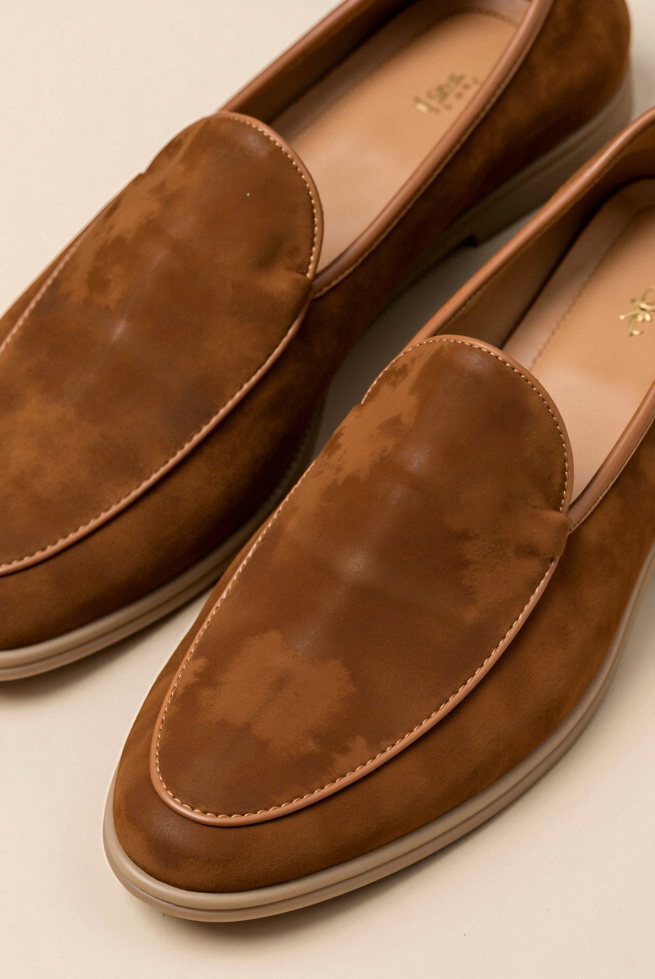 e Herren Loafer Leder Einfach