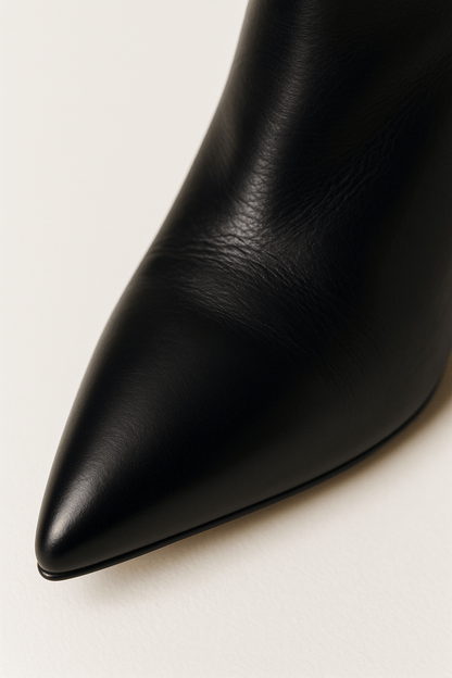 Damen Stiefel Kroko-Muster Quadratischer Absatz