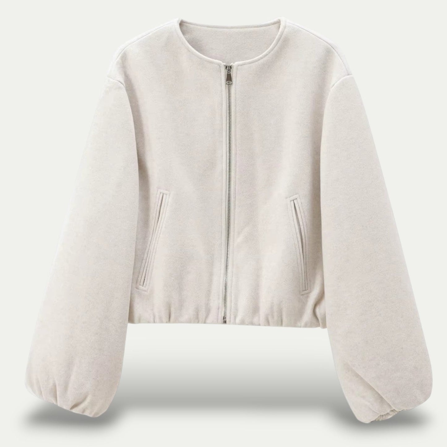 Damen Gekürzter Cardigan Leichtgewicht