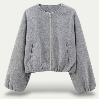 Damen Gekürzter Cardigan Leichtgewicht