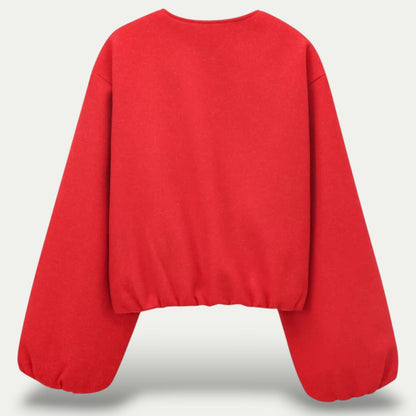 Damen Cardigan Leichtgewicht Kurz - Norvielle