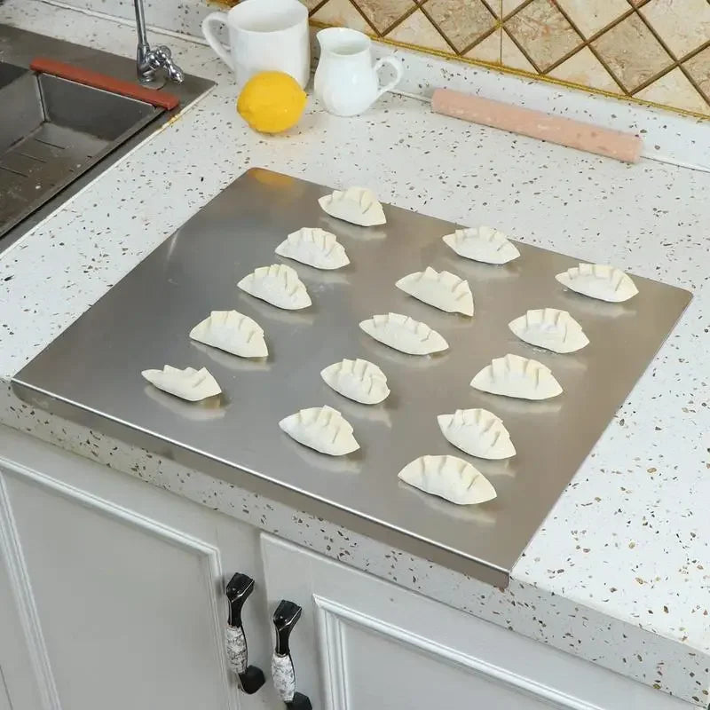 Edelstahl Schneidebrett Küchenoberfläche