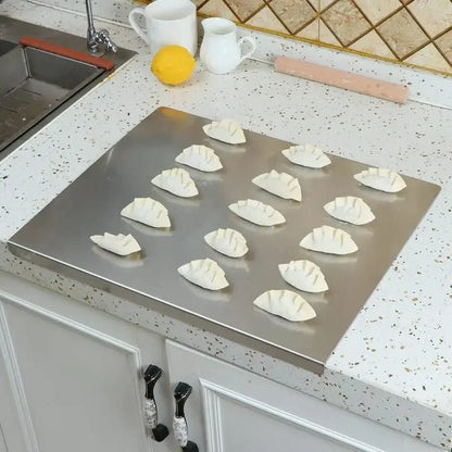 Edelstahl Schneidebrett Küchenoberfläche