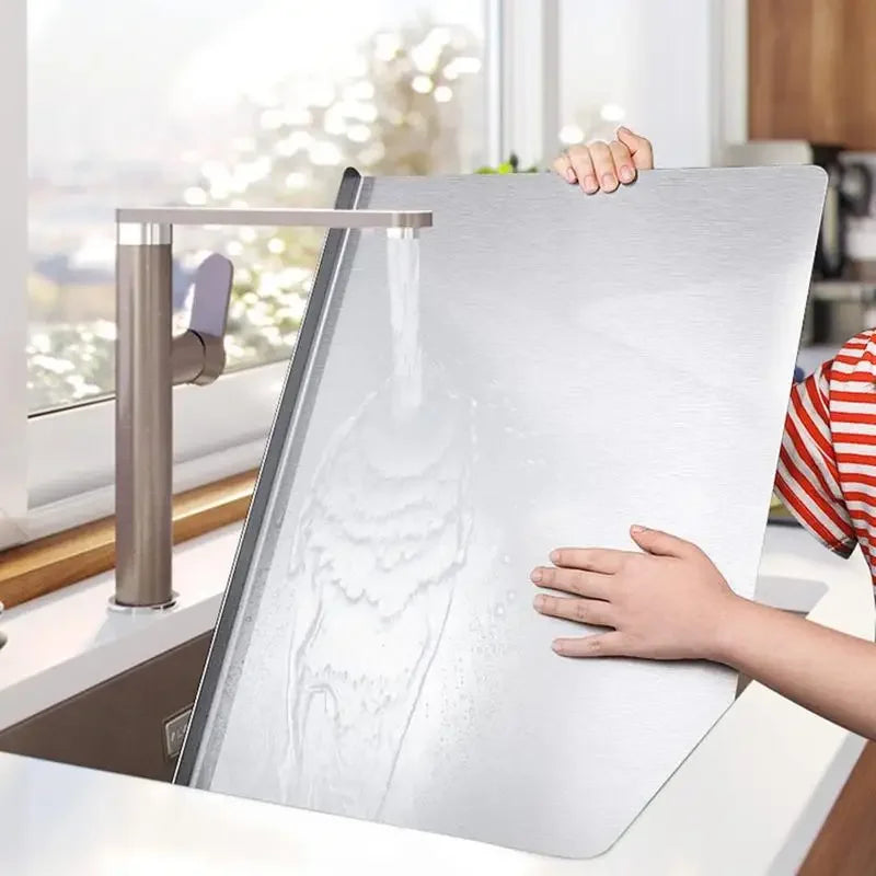 Edelstahl Schneidebrett Küchenoberfläche