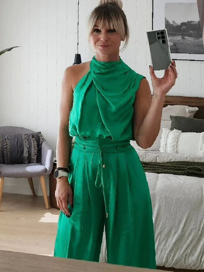 Damen Klassischer Zweiteiliger Hosenanzug