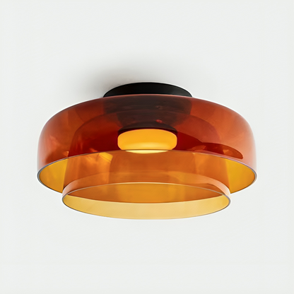 Nordic Glas Pendelleuchte Gestuft Weiss