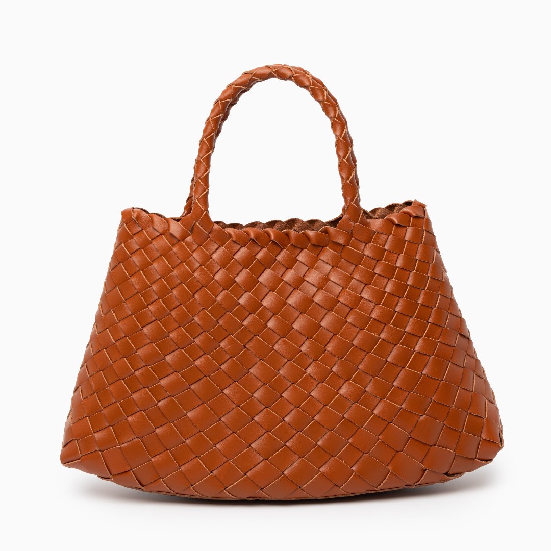 Vera Damenhandtasche Leder Doppelhenkeln Groß