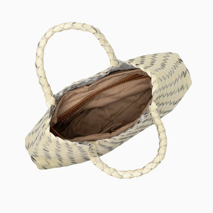 Vera Damenhandtasche Leder Doppelhenkeln Groß