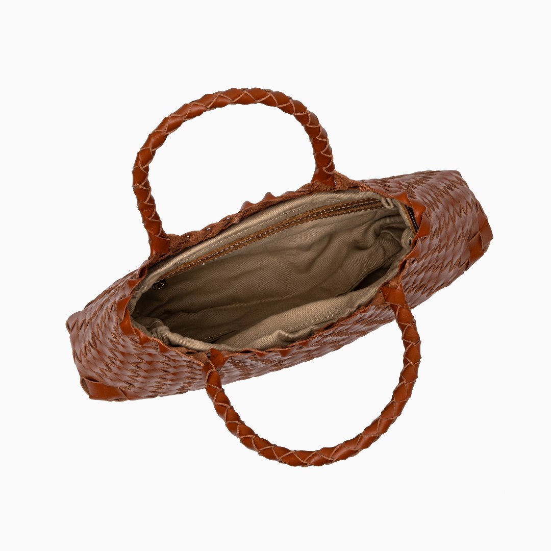 Vera Damenhandtasche Leder Doppelhenkeln Groß