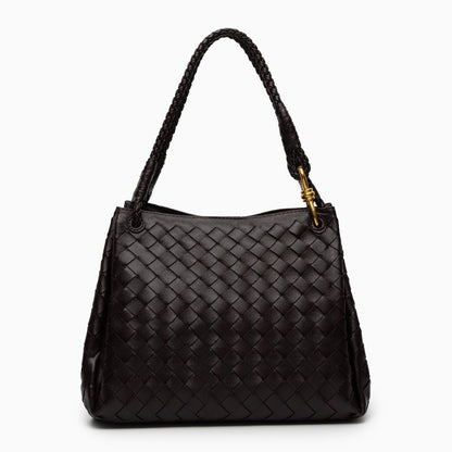 Vegan Lederschultertasche Damen Geflochten