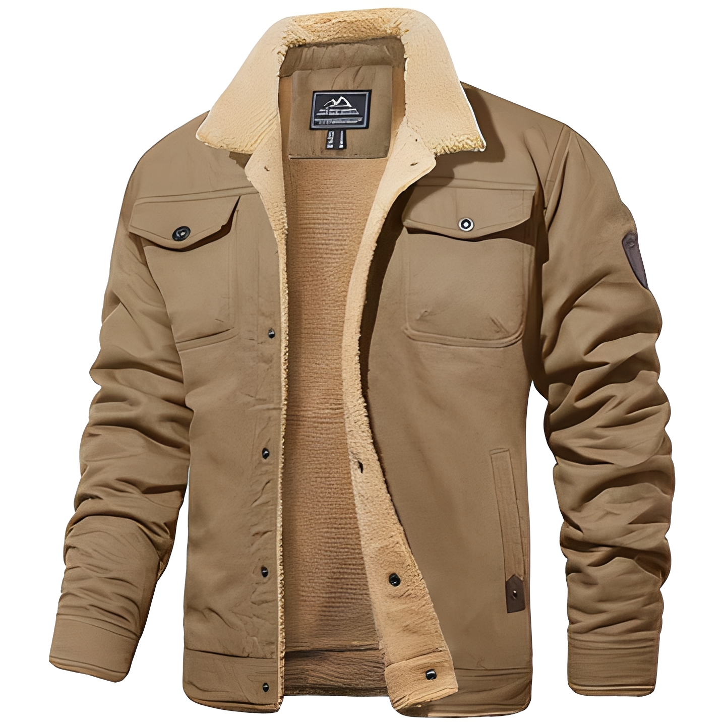 Herren Winterjacke Bequem Wärmeisolierend