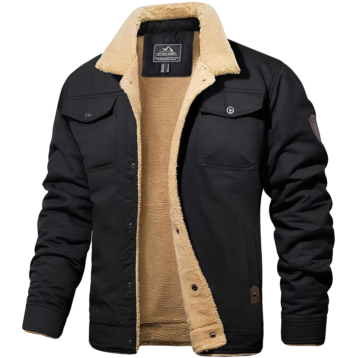 Herren Winterjacke Bequem Wärmeisolierend