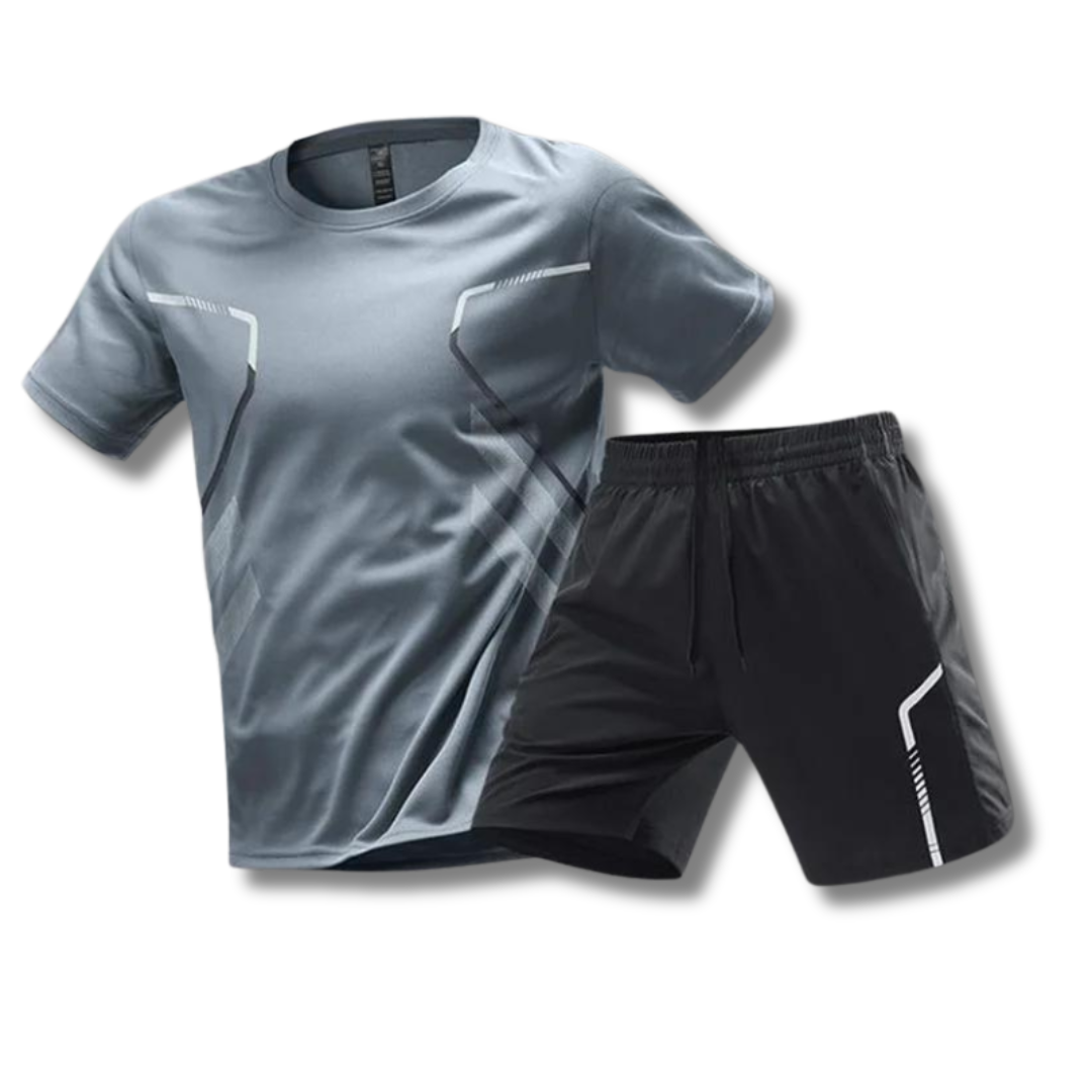 Herren Sportset T-Shirt und Kurzehose Baumwolle