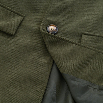Damen Winterjacke Stehkragen Kurzmantel Einreihig Knöpfe