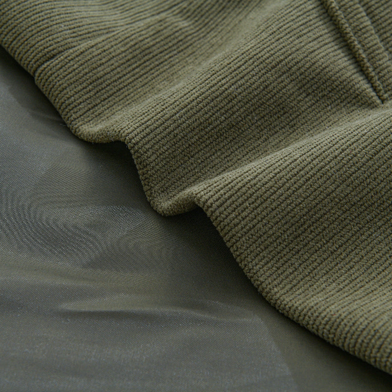 Damen Winterjacke Stehkragen Kurzmantel Einreihig Knöpfe