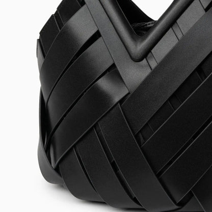 Geflochtene Damenhandtasche aus Rattan Natur