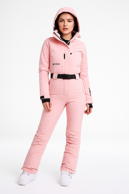 Damen Skioverall Wasserdicht Schnee Schwarz - Norvielle