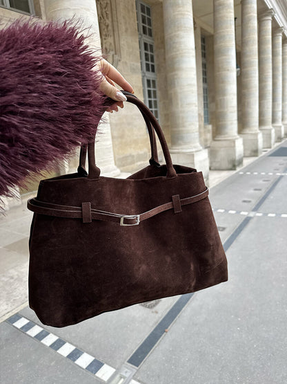 Damenhandtas Wildleder