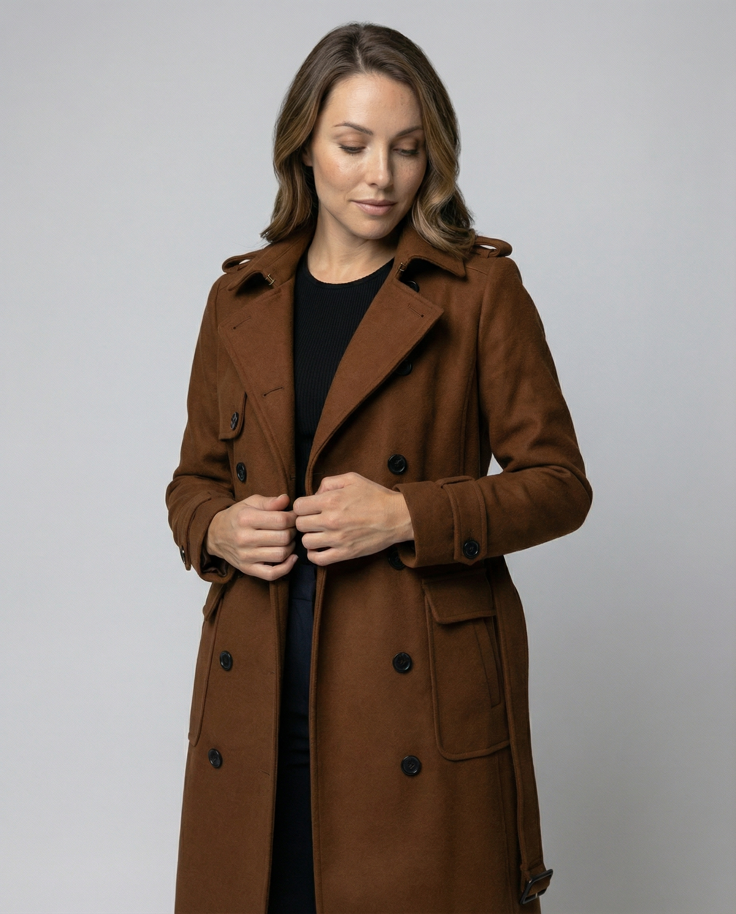Gefütterte Damen Winterjacke Zeitlos