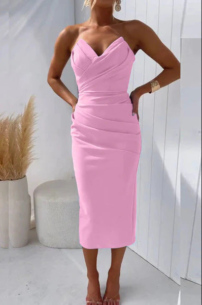 Damen Sommerkleid Ärmellos Mit Schlitz - Norvielle