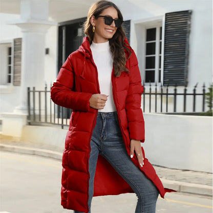 Damen Winterjacke Norvielle Pufferjacke Kapuze