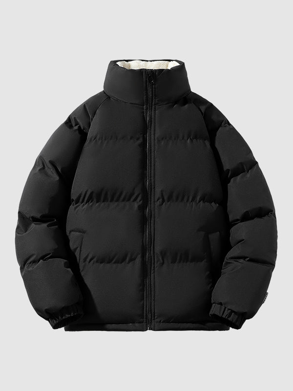 Herren Winterjacke Gepolstert Mit Kapuze
