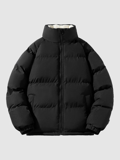 Herren Winterjacke Gepolstert Mit Kapuze