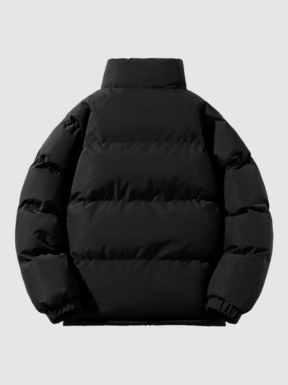 Herren Winterjacke Gepolstert Mit Kapuze