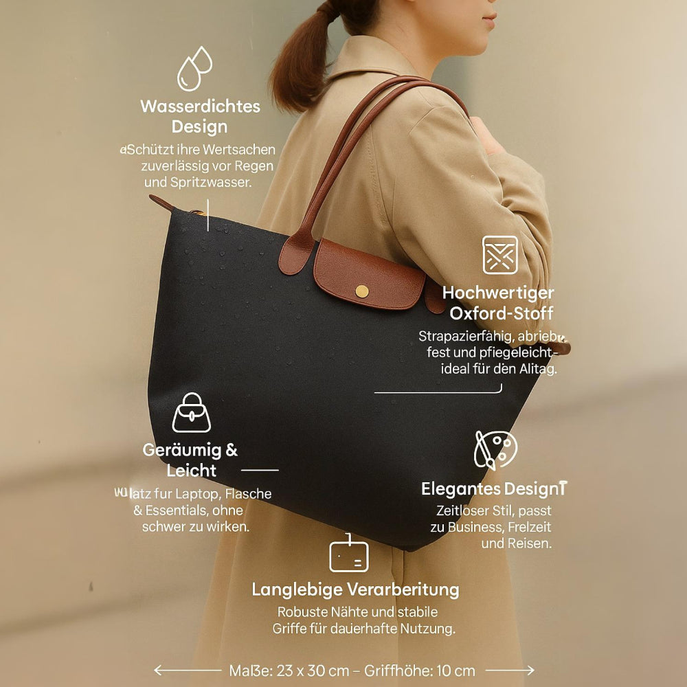 Damentasche Wasserdicht Oxford-Stoff Shopper