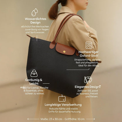 Damentasche Wasserdicht Oxford-Stoff Shopper
