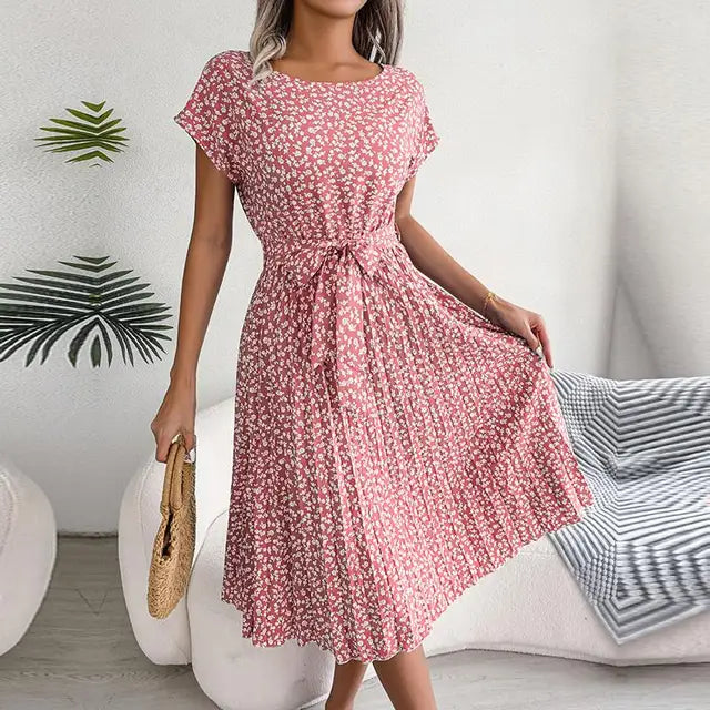 Elegantes Damen Floral Kleid für Jeden Anlass - Norvielle