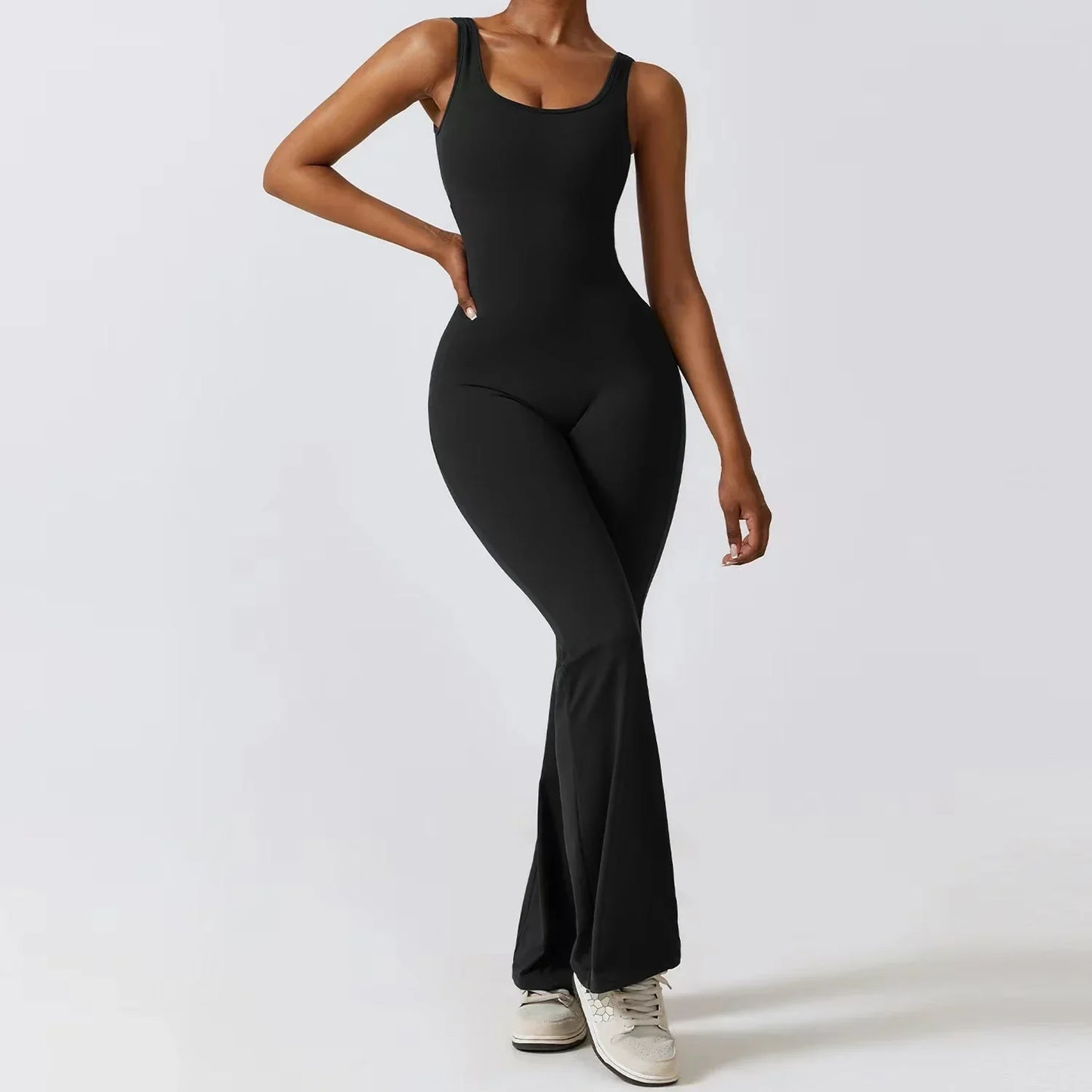 Damen Yoga-Overall Bequem Hohlkreuz-Unterstützung
