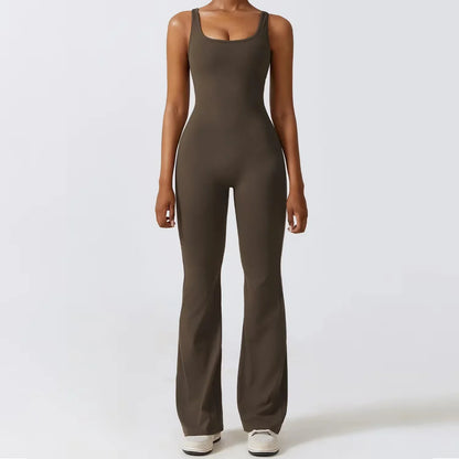 Damen Yoga-Overall Bequem Hohlkreuz-Unterstützung