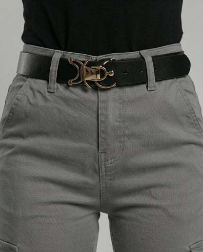 Damen Cargo-Jeans Komfort Baumwolle