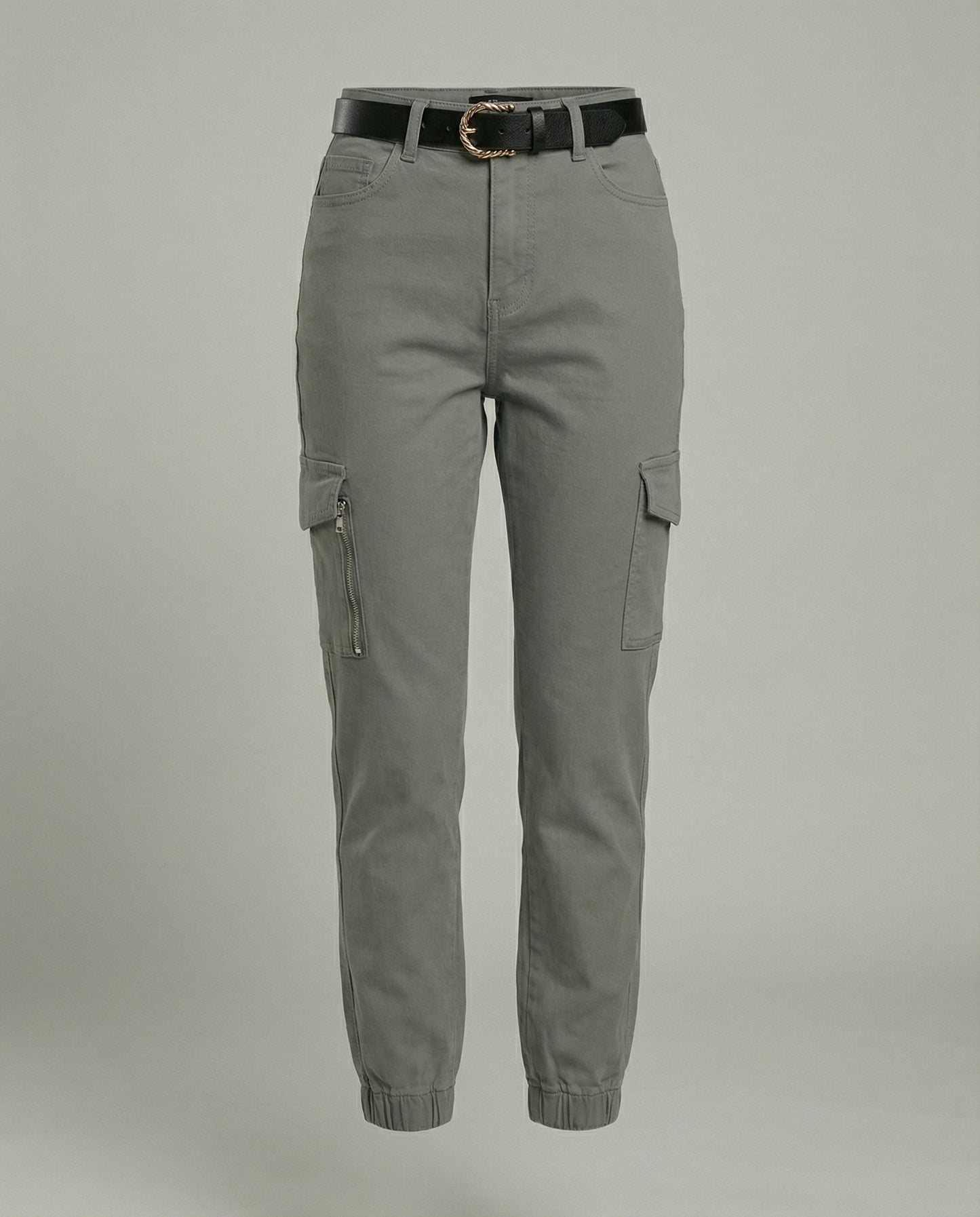 Damen Cargo Jeans Komfortbein