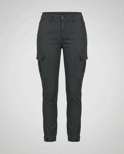 Damen Cargo-Jeans Komfort Baumwolle