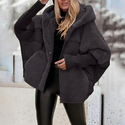 Damen Winterjacke Übergröße Warme Pufferjacke Mit Kapuze
