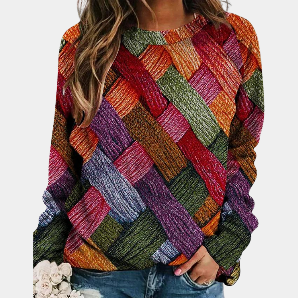 Damen Sommer-Pullover aus Strickstoff - Norvielle
