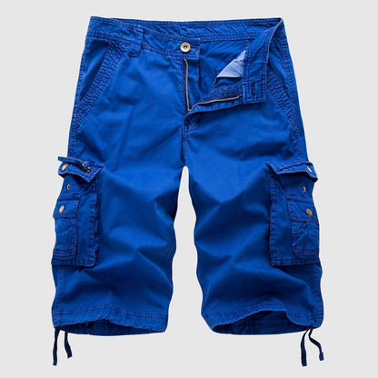 Herren Cargo Shorts Vintage-Stil Mehrere Taschen