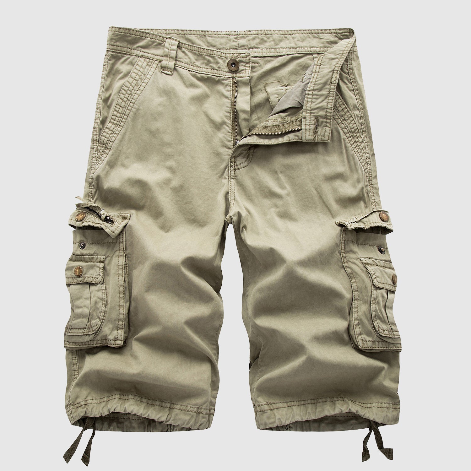Herren Cargo Shorts Vintage-Stil Mehrere Taschen - Norvielle