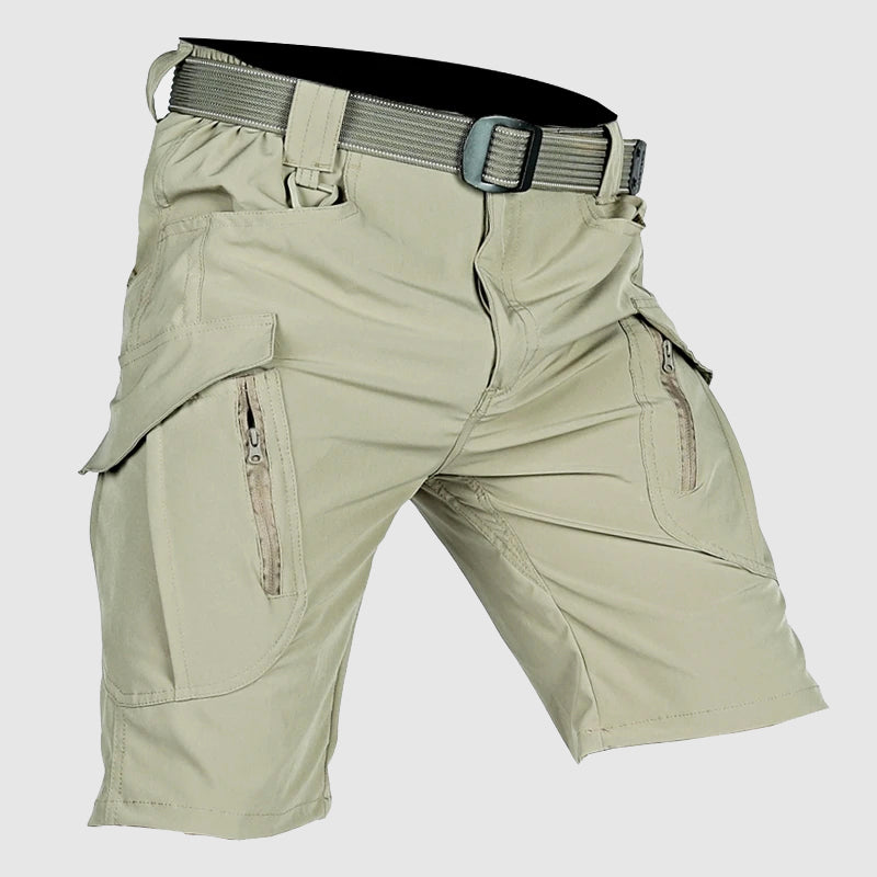 Herren Tactical Cargo Shorts Gürtel Reißverschluss Mehrere Taschen - Norvielle