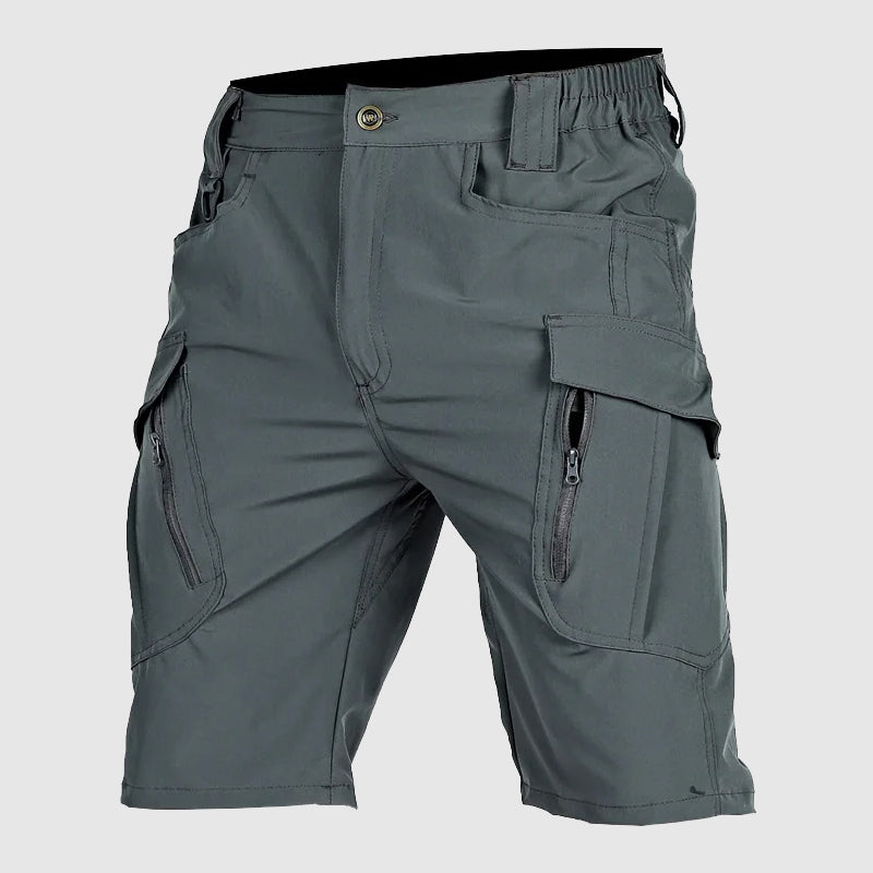 Herren Tactical Cargo Shorts Gürtel Reißverschluss Mehrere Taschen
